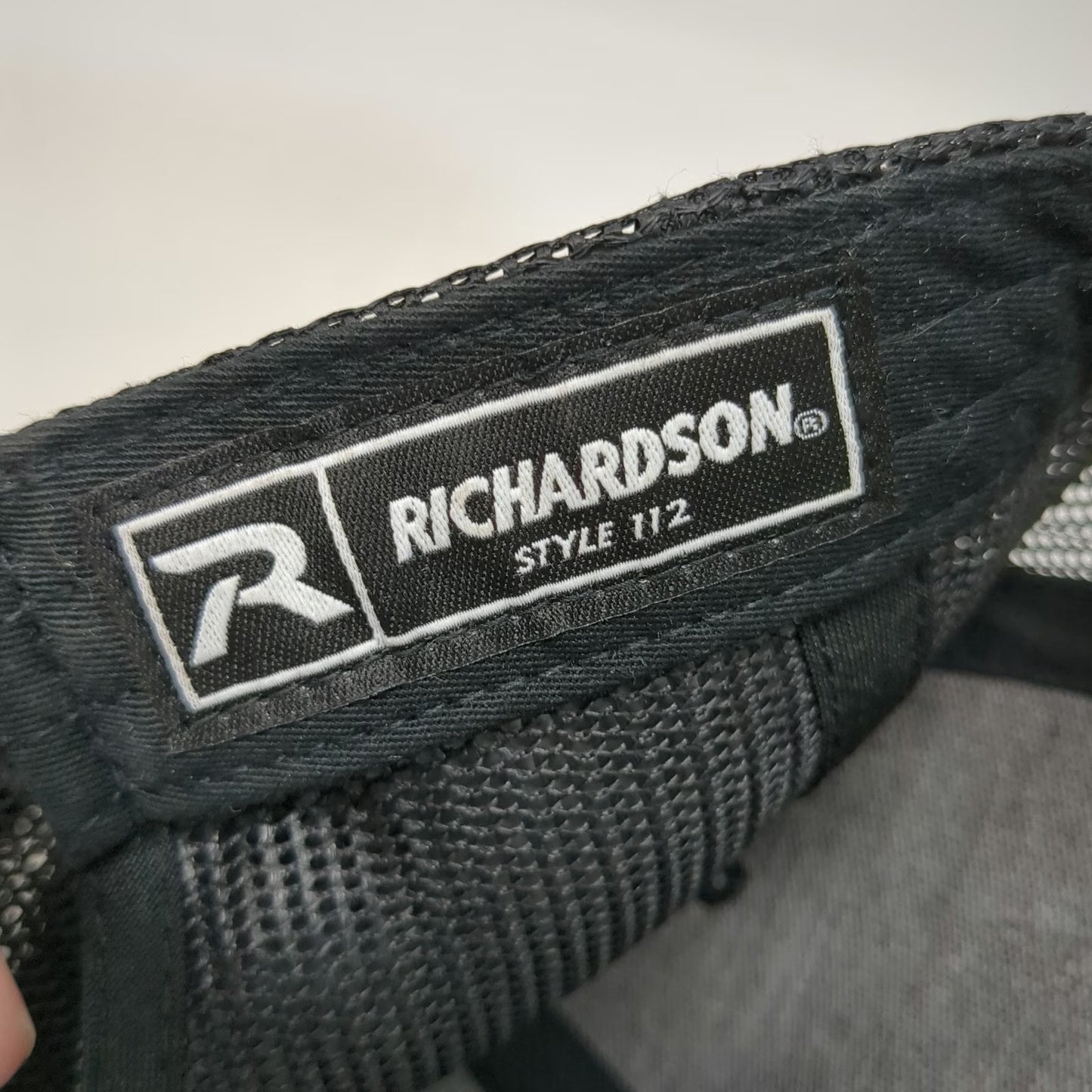 Richardson Trucker Hat Black One Size Pestco Holdings All Cat No Cattle Mesh