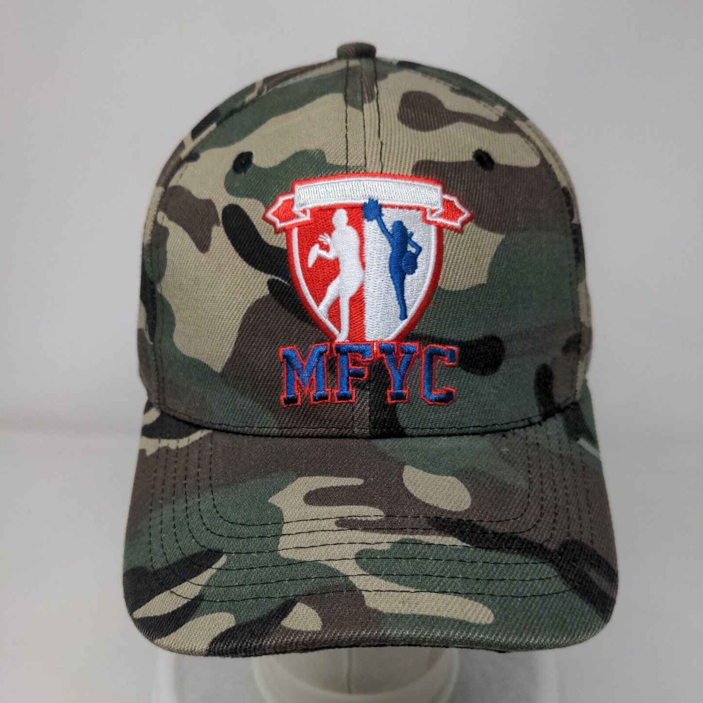 MFYC Snapback Hat Camouflage One Size Embroidered Vent Holes