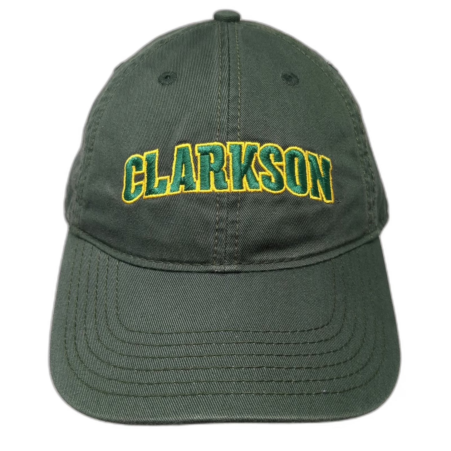 Legacy Clarkson Golden Knights NCAA Cap Green Yellow One Size Slideback Logo Hat
