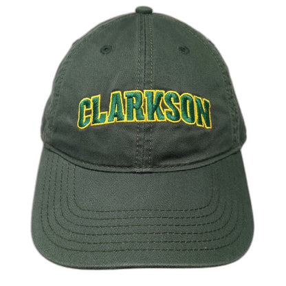 Legacy Clarkson Golden Knights NCAA Cap Green Yellow One Size Slideback Logo Hat