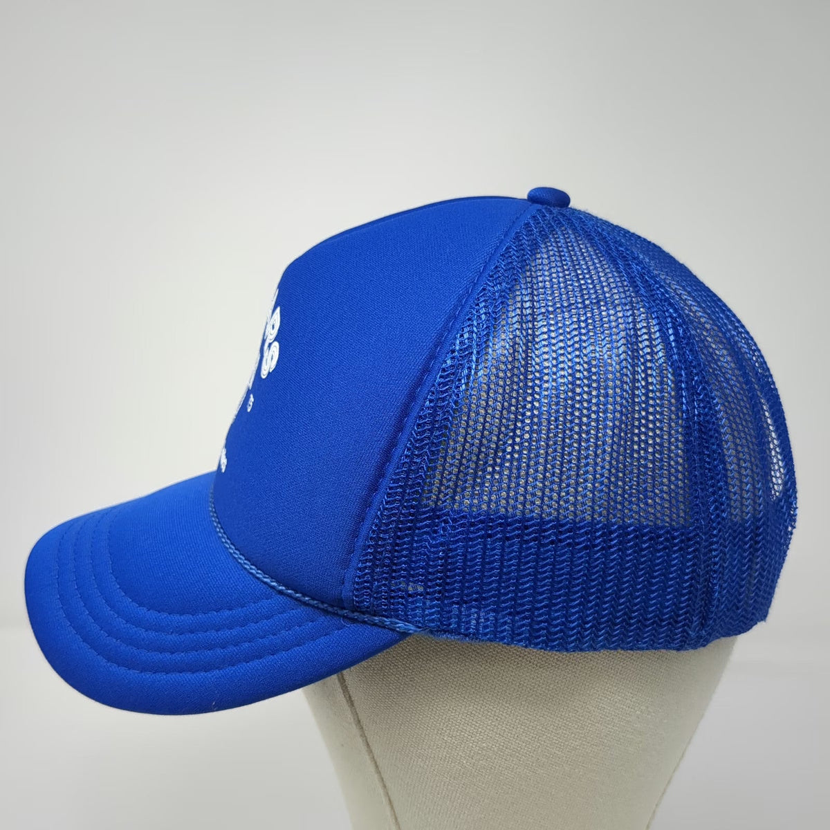 Otto Trucker Hat Blue One Size Twin Oaks Day Camp 50 Years Anniversary Graphic