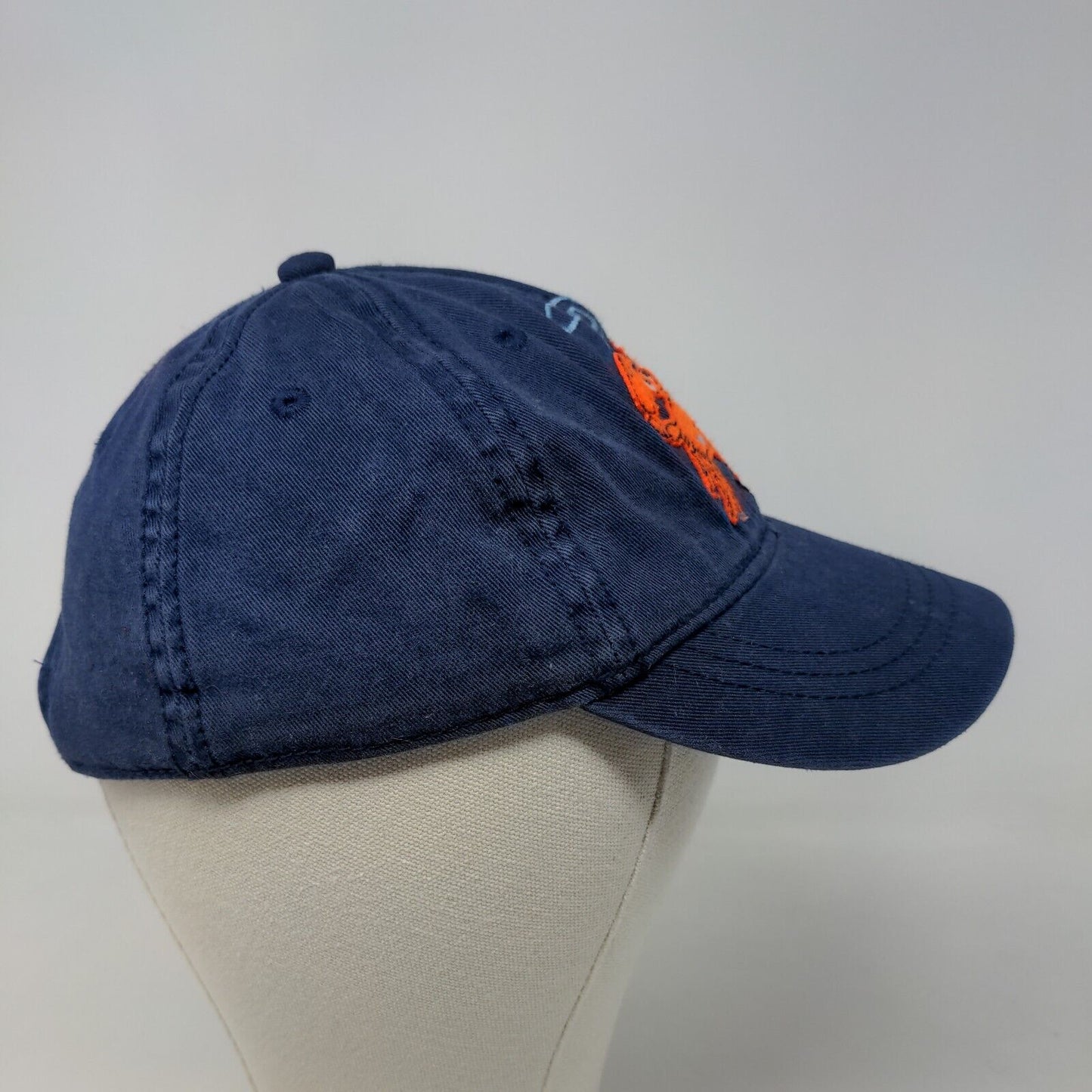 Place 1984 Boy's Stretchy Hat Blue Size L 2-4 Years Patch Crab Logo Cotton