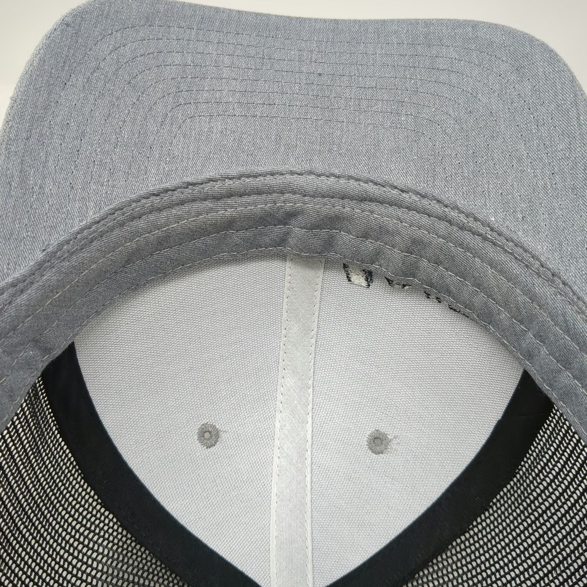 Richardson Trucker Hat Gray Black One Size Laird Manufacturing American Flag