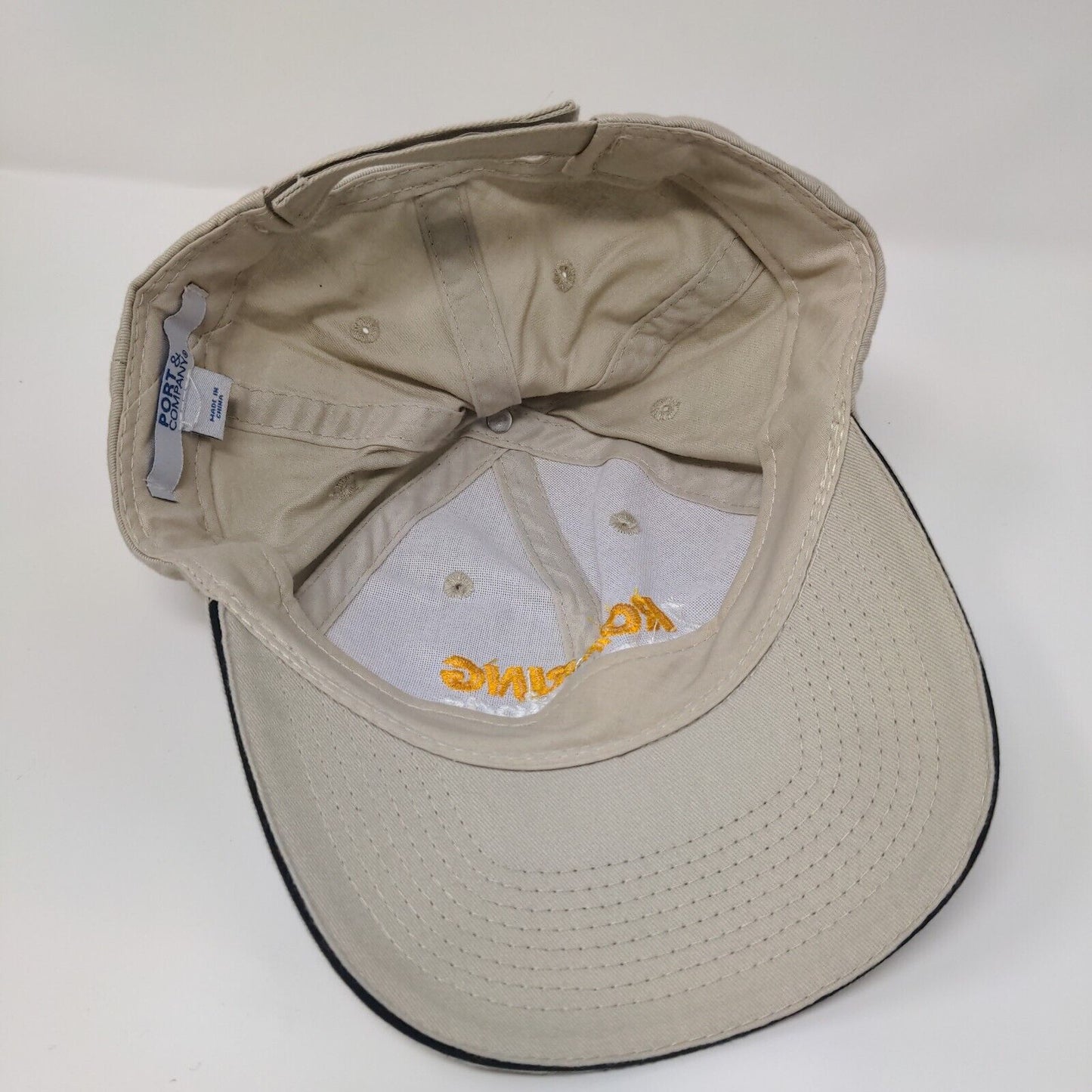 Roaring Springs Water Park Strapback Hat Tan One Size Port & Company