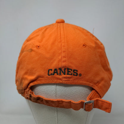 Signature Men's Slideback Hat Orange Size OSFM Miami University Hurricanes