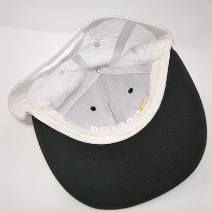 Raptor Snapback Mesh Back Trucker Hat Black One Size Embroidered 6 Panel