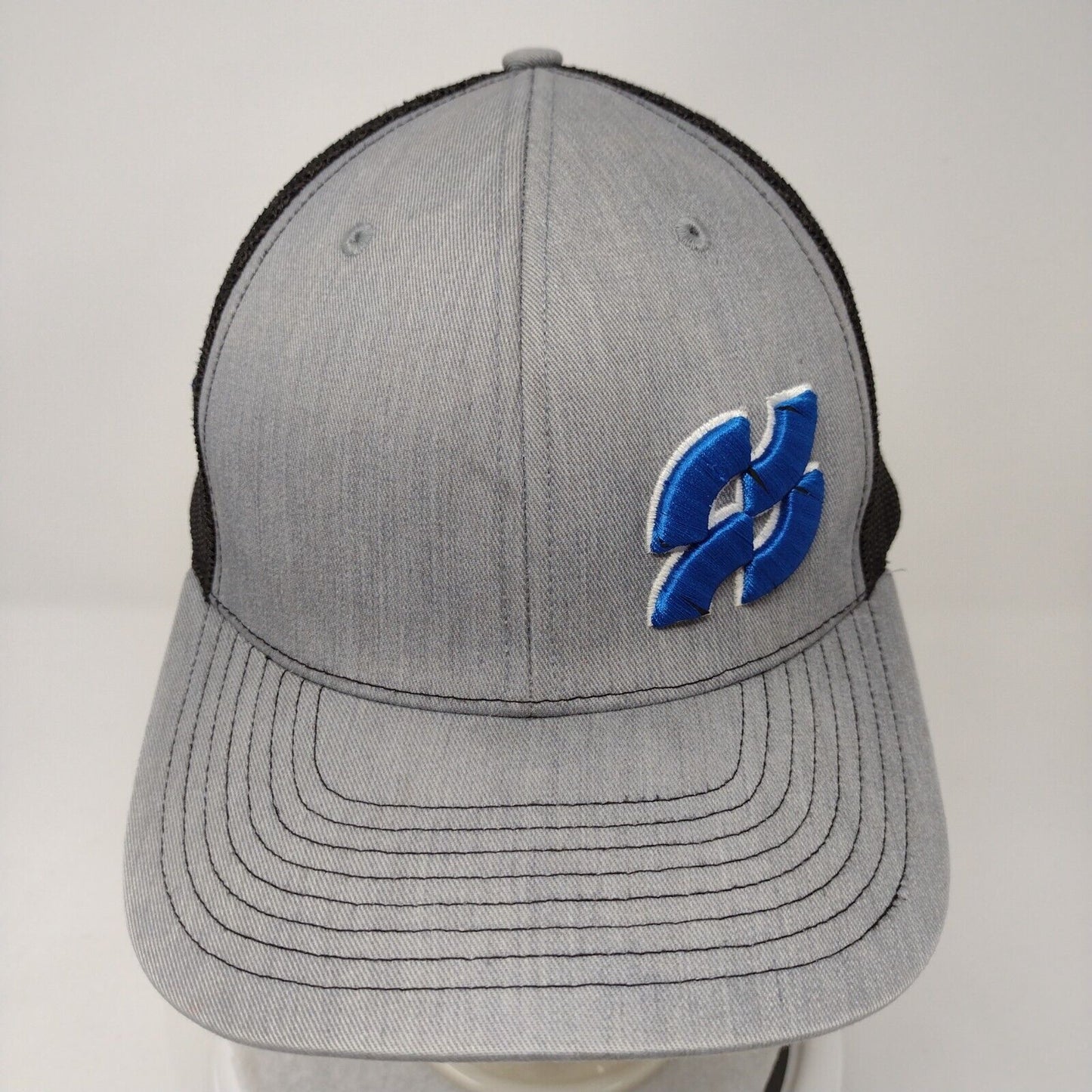 Ford Snapback Mesh Back Trucker Hat Gray OSFA Embroidered Richardson