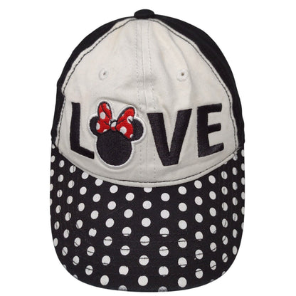 Love Minnie Mouse Slideback Hat Multicolor OSFA Polka Dot Disney
