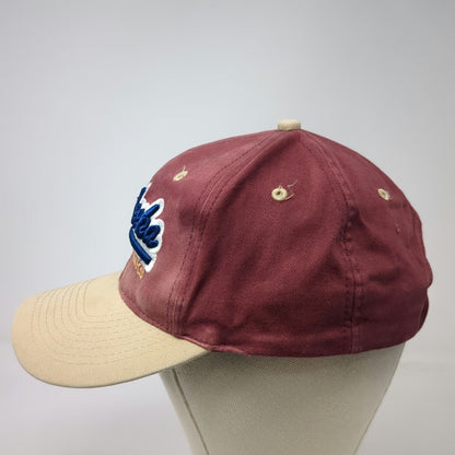 Ahead Baseball Cap Red Beige One Size Waubeeka Golf Links Williamstown Mass Hat