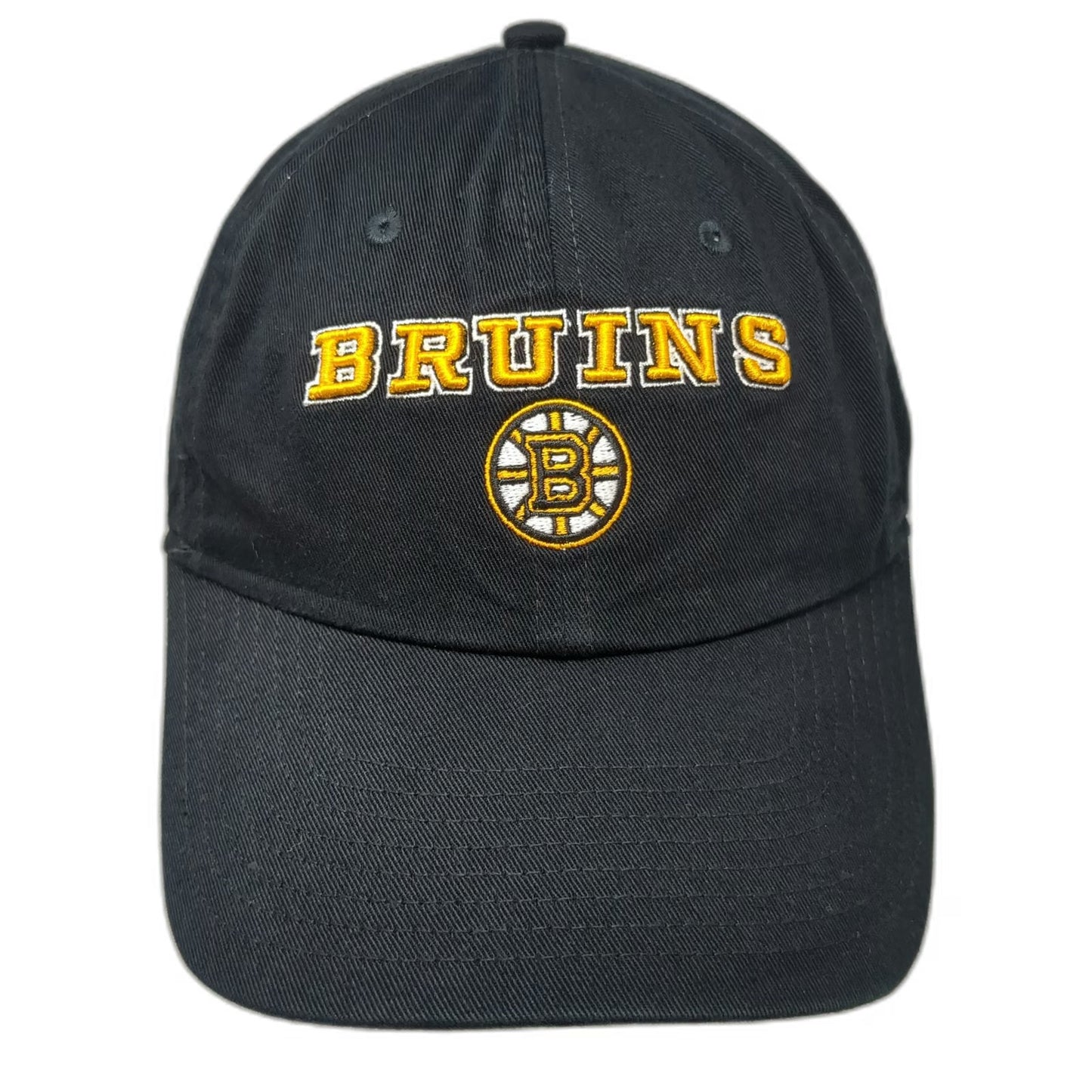 Boston Bruins NHL Fanatics Black Hat One Size Embroidered Logo Adjustable Cap