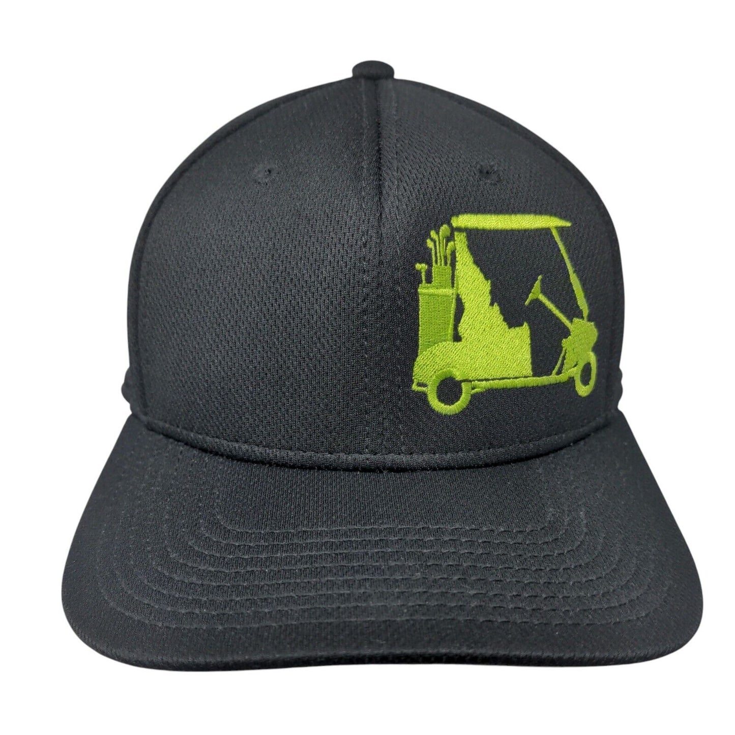 ID Golf Idaho Snapback Hat Black OSFM Adjustable Embroidered Otto