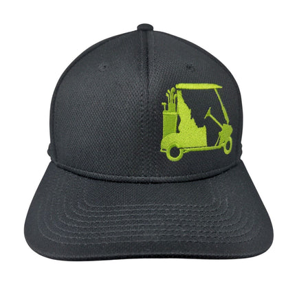 ID Golf Idaho Snapback Hat Black OSFM Adjustable Embroidered Otto