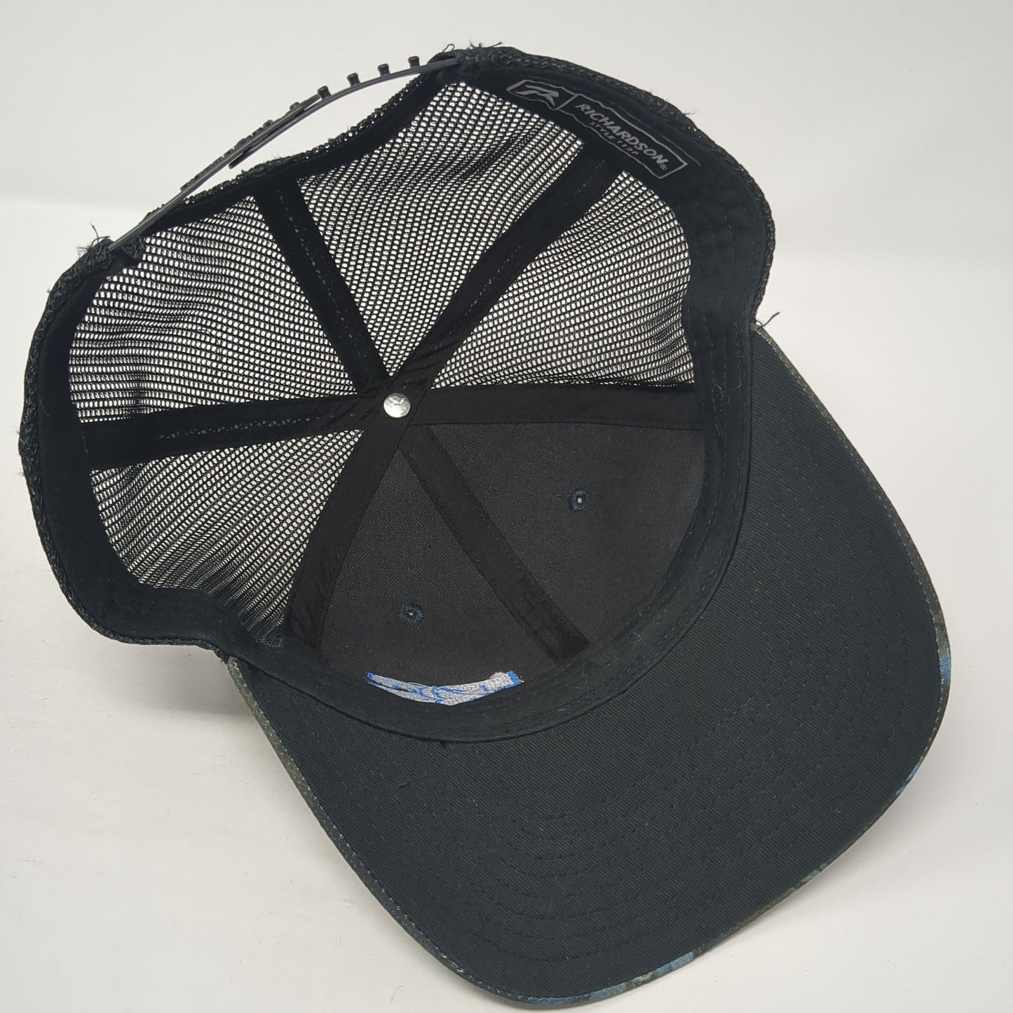 RS Industrial Snapback Trucker Hat Multicolor One Size Mesh Back Camo