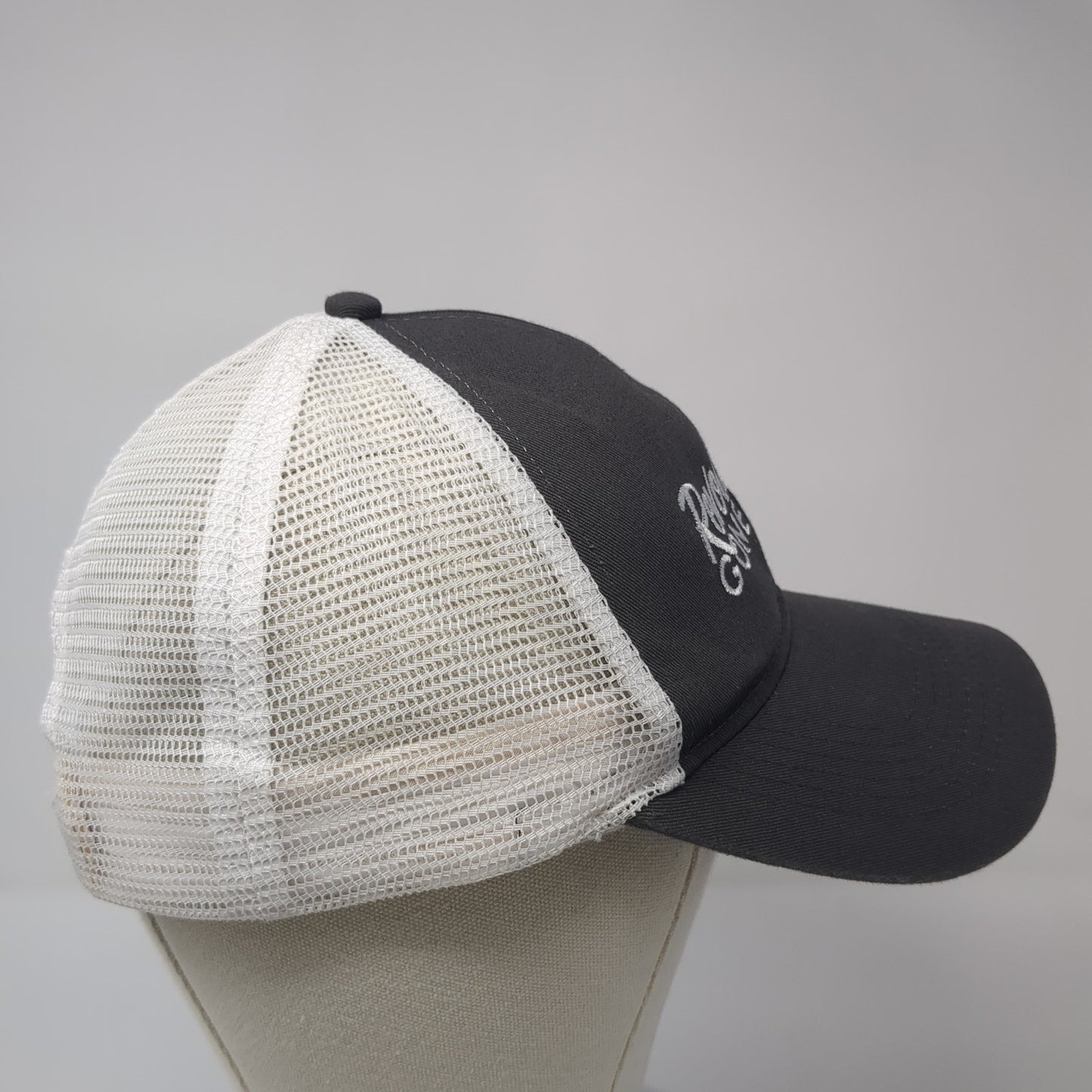 Revolution Gone Wild Snapback Trucker Hat Gray One Size Mesh Back