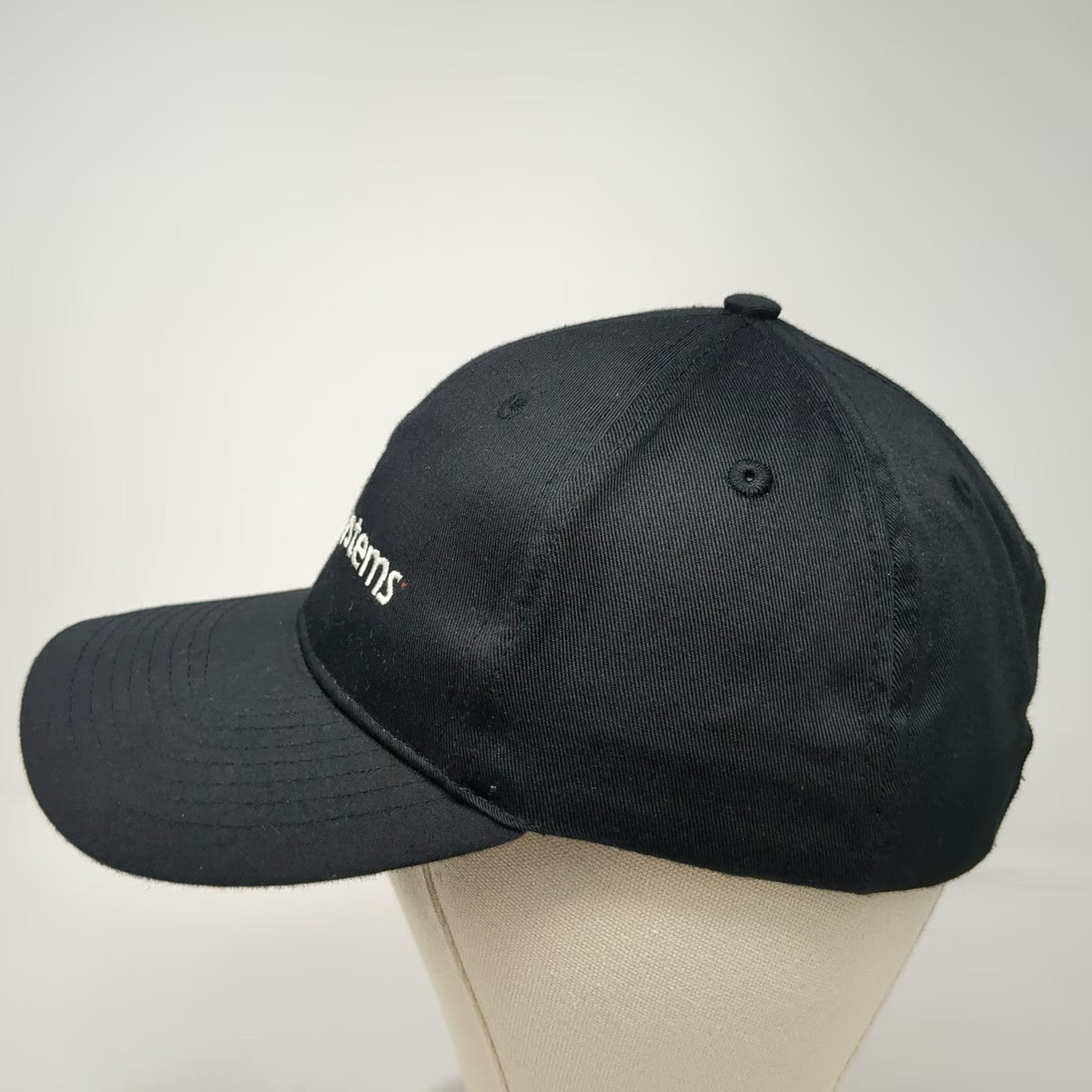 Nissin Baseball Cap Black One Size Kidde Fire Systems Strapback Adjustable Hat