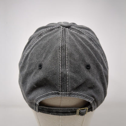 America USA Flag Slideback Hat Gray OSFA Adjustable Embroidered
