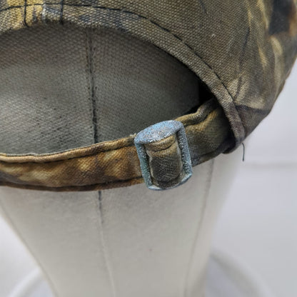Outdoor Cap Baseball Brown Green Camo One Size Ducks Unlimited Slideback Hat