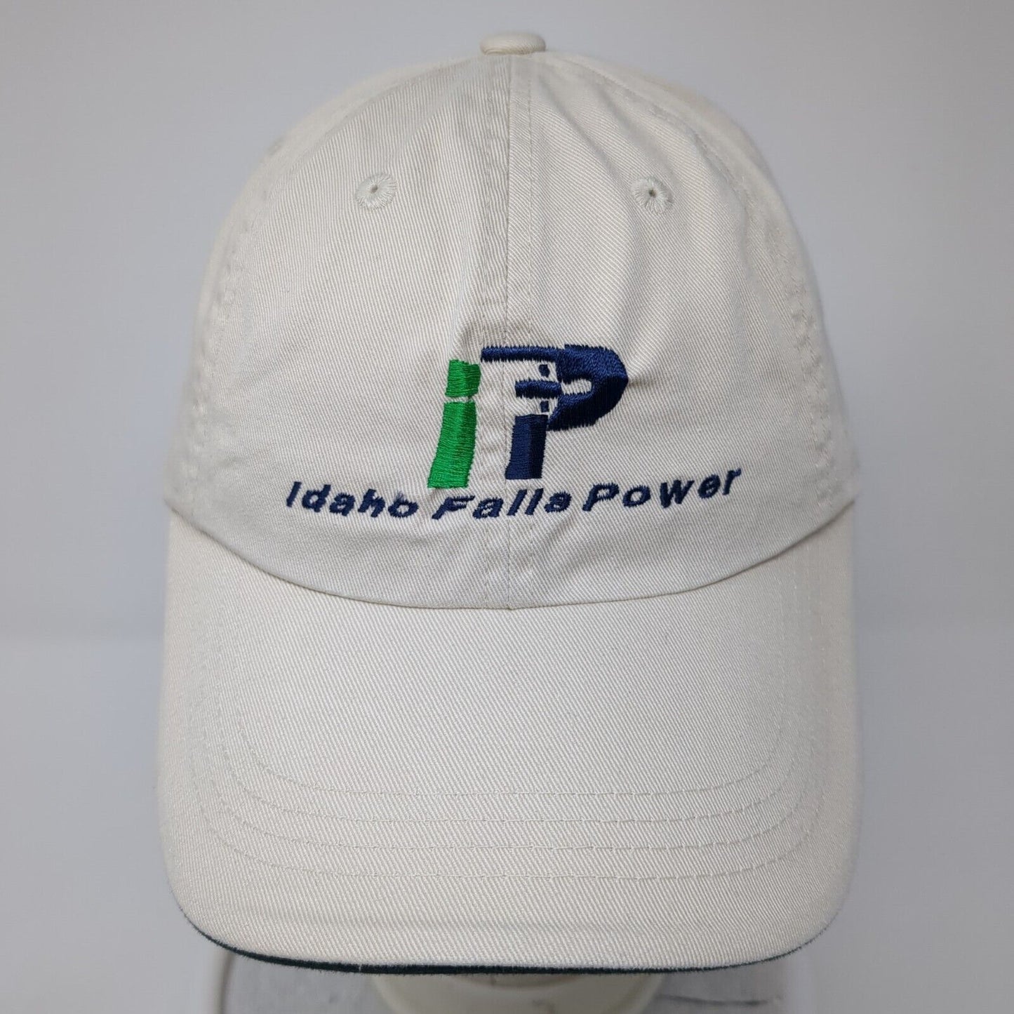 Idaho Falls Power Strapback Hat Tan OS Adjustable Embroidered Port Authority