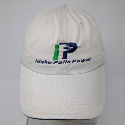 Idaho Falls Power Strapback Hat Tan OS Adjustable Embroidered Port Authority