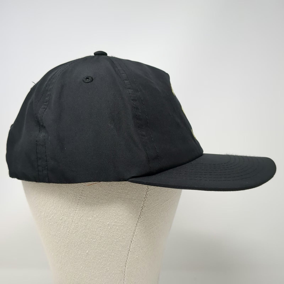 Mako Brand 5 Panel Black Hat One Size Shark Logo Keep Paddling Snapback