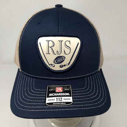 RJS Patch Snapback Mesh Back Trucker Hat Multi One Size Richardson