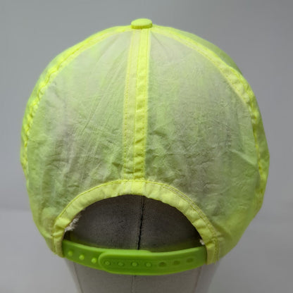 Jim Beam 5 Panel Green One Size Hat Snapback Rope Logo Lightweight Vintage
