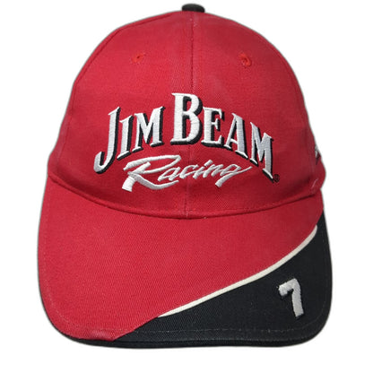 Stylemaster Baseball Cap Red OSFM Jim Beam Racing Robby Gordon Motorsports Hat