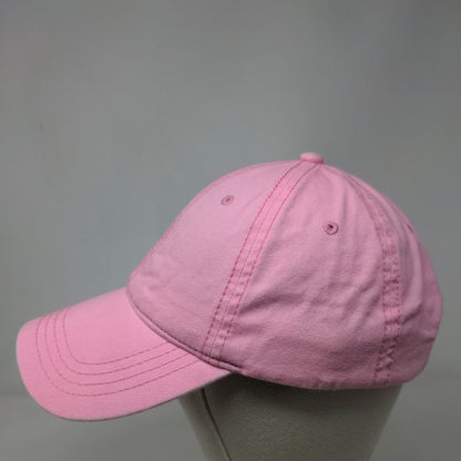 Otto Slideback Hat Pink OSFM Adjustable Vented Holes 6 Panel Blank Cotton