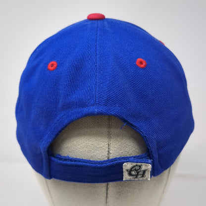 Captivating Headgear Kansas Jayhawks NCAA Hat Blue Red White One Size Strapback