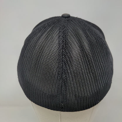 Columbia Patch Fitted Mesh Back Trucker Hat Black Large/XL 6 Panel