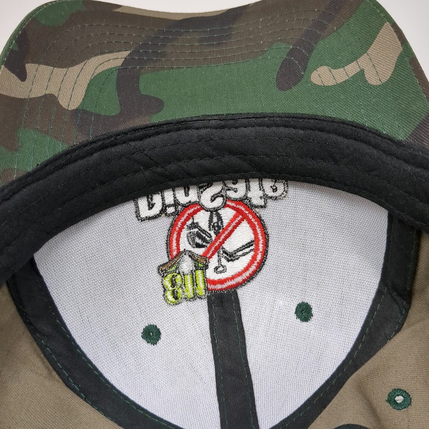 Baseball Cap Green One Size DigSafe 811 Logo Strapback Hat Camo Shovel Safety