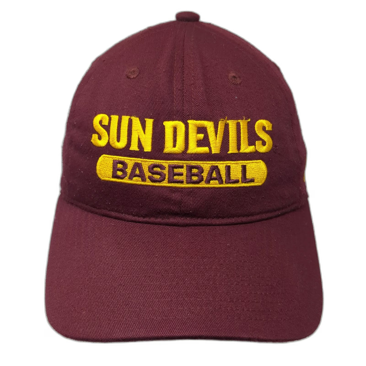 Arizona State Sun Devils NCAA adidas Red Yellow One Size Hat Adjustable Strap