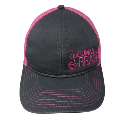 The Human Bean Snapback Trucker Hat Multicolor One Size Mesh Back