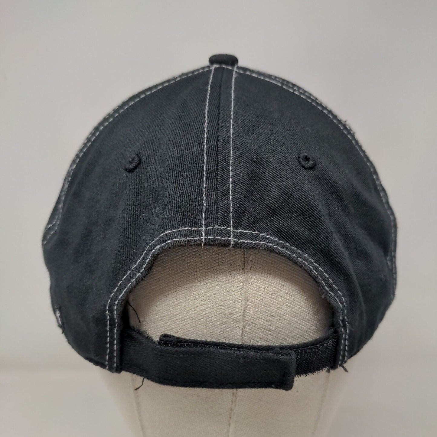 River King Outfitters Nushagak River Alaska Strapback Hat Black OS Adjustable
