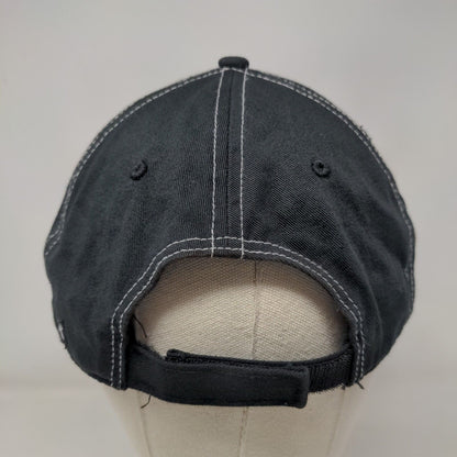 River King Outfitters Nushagak River Alaska Strapback Hat Black OS Adjustable