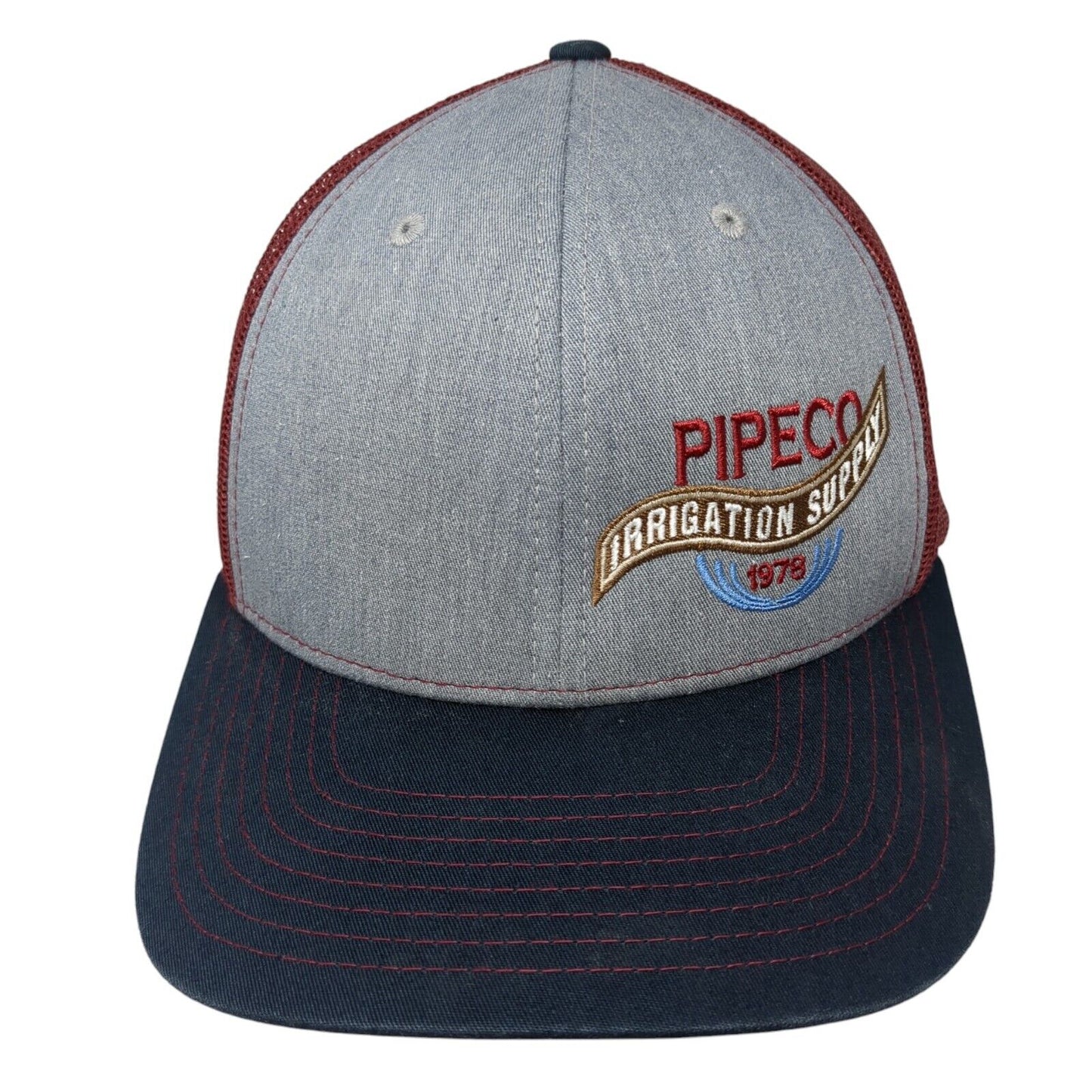 Pipeco Irrigation Supply 1978 Snapback Trucker Hat Multicolor OS Mesh Richardson
