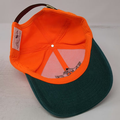Rocky Mountain Elk Foundation Baseball Cap Orange Green One Size Strapback Hat
