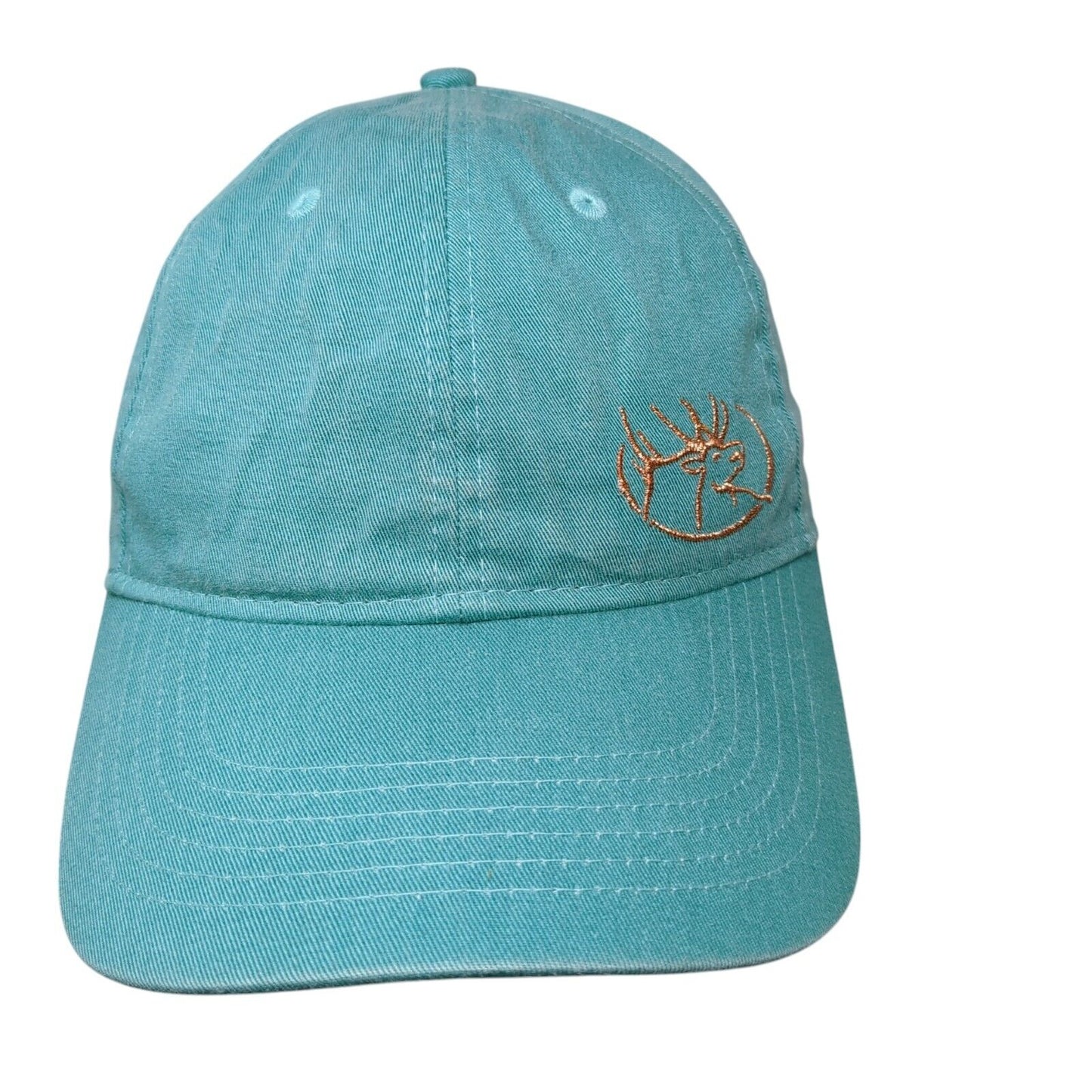 Outdoor Cap Women's Strapback Hat Blue One Size Ladies Fit RMEF Logo