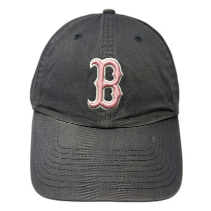 Boston Red Sox MLB Twins Enterprise Baseball Cap Gray Pink White OSFM Slideback
