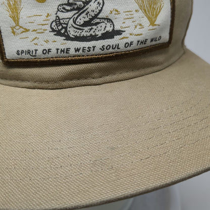 Sendero Provisions Co. 5 Panel Brown Hat One Size Rattlesnake West Snapback