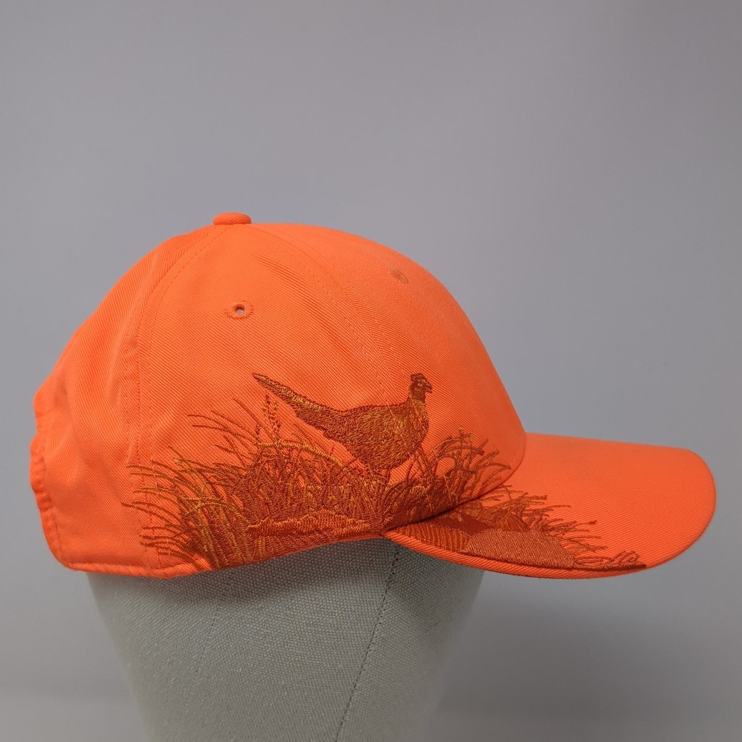 Wild Life Dri-Duck Baseball Cap Orange One Size Adjustable Vented Holes 6 Panel