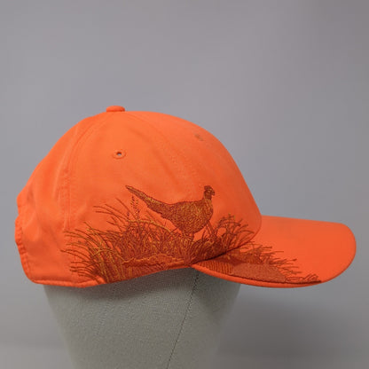 Wild Life Dri-Duck Baseball Cap Orange One Size Adjustable Vented Holes 6 Panel