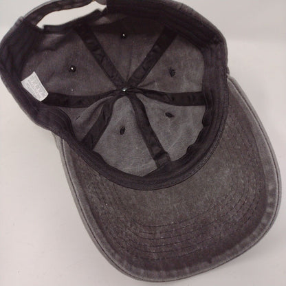 Unbranded Slideback Hat Solid Gray OSFA 6 Panel Adjustable Blank