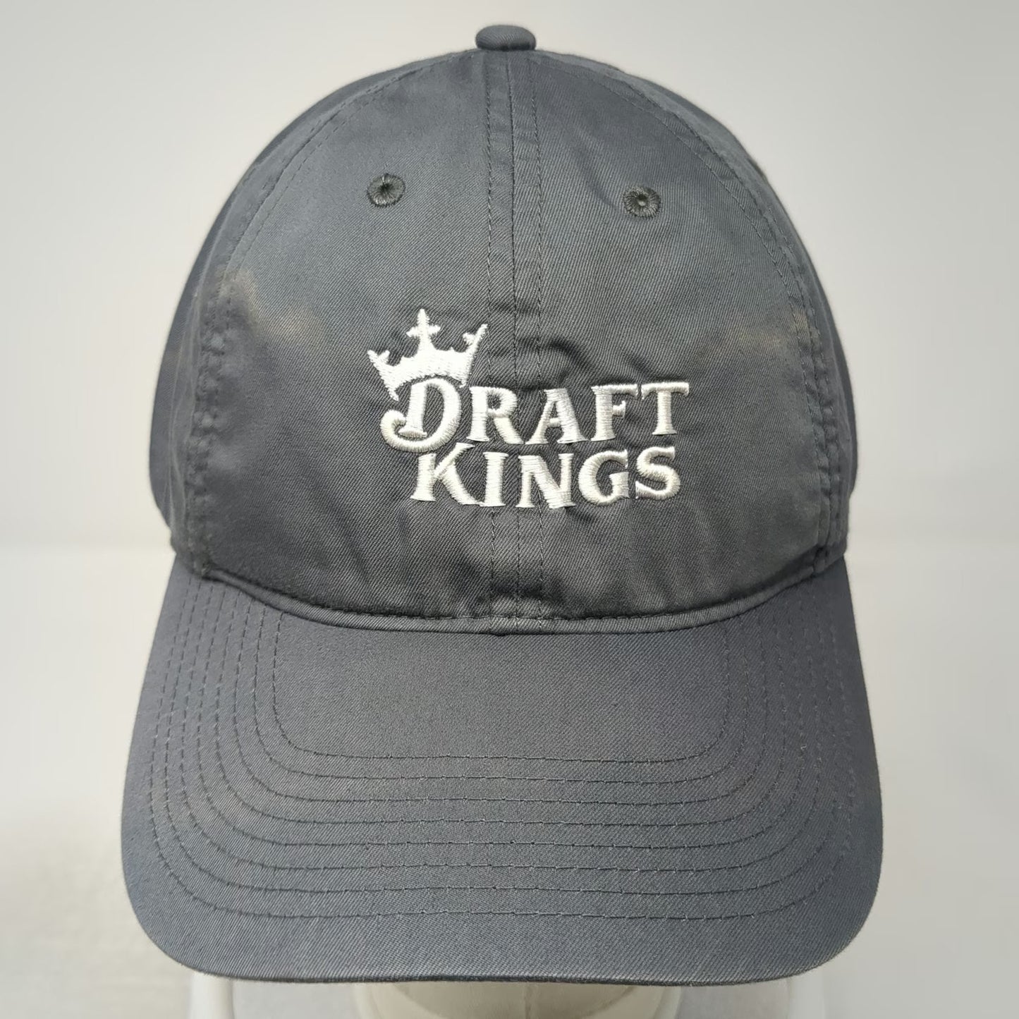 Nike Baseball Cap Gray One Size Dri-Fit Heritage86 Slideback Draft Kings Hat