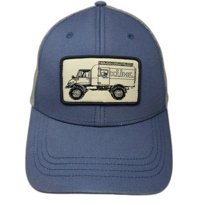 KÜHL Trucker Hat Blue One Size Mesh Back Snapback Off-Road Vehicle Patch Utah