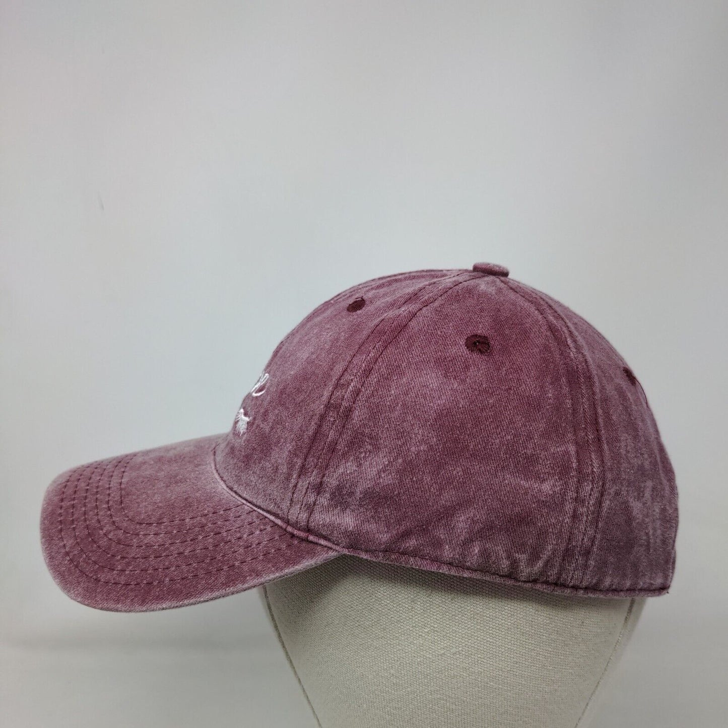 Babe Lashes Slideback Hat Red OS Adjustable Embroidered So American Heritage