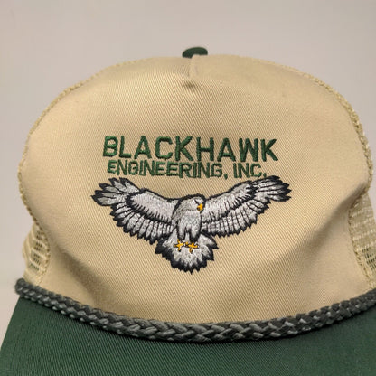 Otto Men's Snapback Mesh Back Hat Tan Green OSFM Blackhawk Engineering