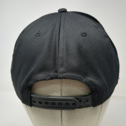 Black 5 Panel Hat One Size Fire-Trol Fire Retardant Patch Rope Snapback Cap