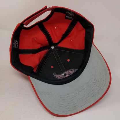 Tampa Bay Buccaneers Strapback Hat Red OSFA Embroidered Logo '47 Brand NFL
