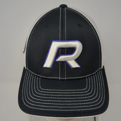 Rocky Herb Fitted Trucker Hat Black 8 Embroidered Mesh Back Pacific Headwear